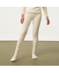 MONGOLIAN CASHMERE  WHITE SOCKS