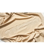 MONGOLIAN CASHMERE BEIGE PLAID  90x165