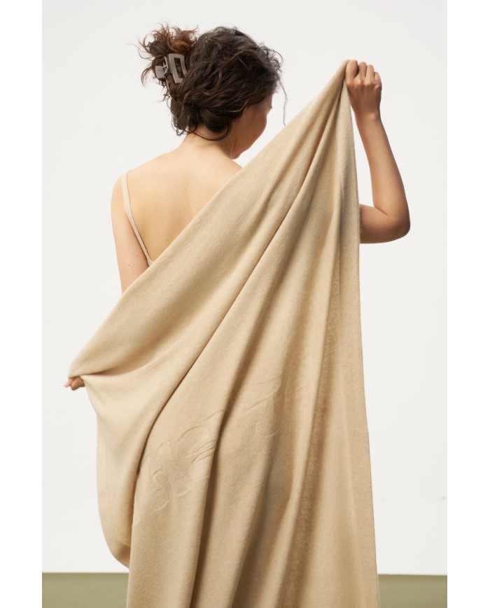 MONGOLIAN CASHMERE WOVEN BLANKET