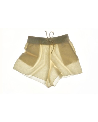MONGOLIAN CASHMERE WHITE SHORTS