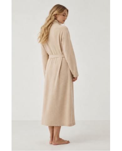 MONGOLIAN CASHMERE BEIGE NIGHTGOWN