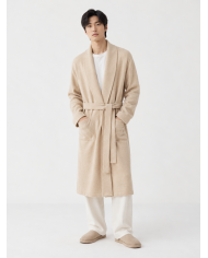 MONGOLIAN CASHMERE BEIGE NIGHTGOWN